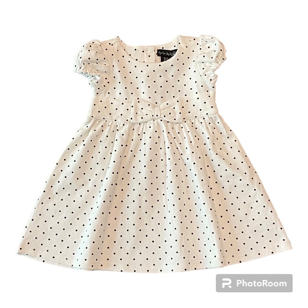 Cynthia Rowley white polka dotted dress